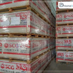 Tấm xi măng Smartboard SCG tại kho